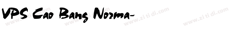VPS Cao Bang Norma字体转换